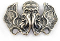 Cthulhu German silver belt buckle - Handmade double-sided nickel