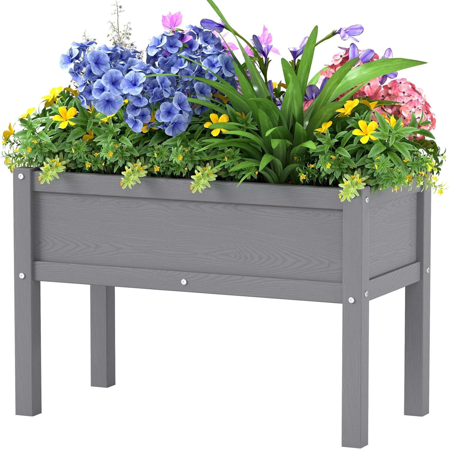 Small HDPE Raised Garden Bed for Easy Outdoor Planting