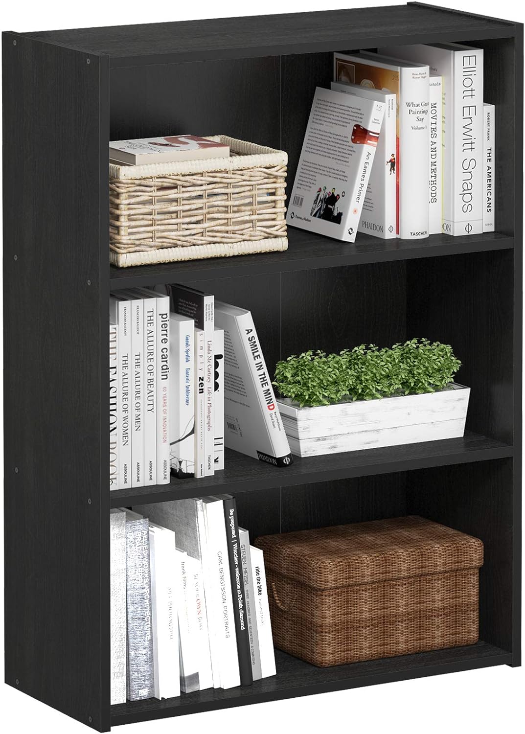 Furinno Pasir 3-Tier Open Shelf Bookcase for Stylish Storage