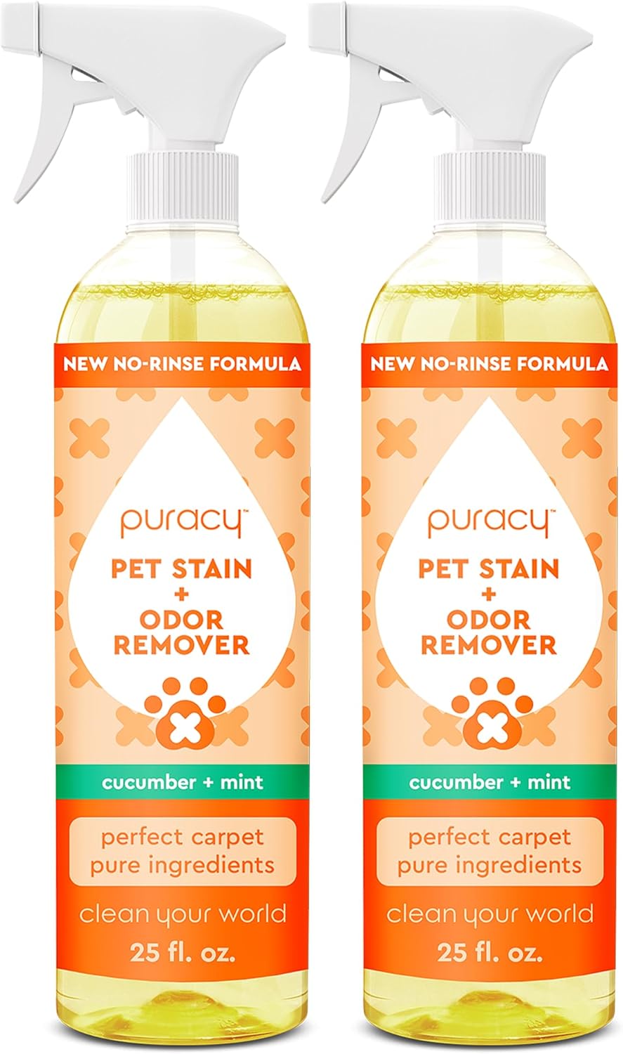 Puracy Pet Stain and Odor Remover - Effective No Rinse Solution
