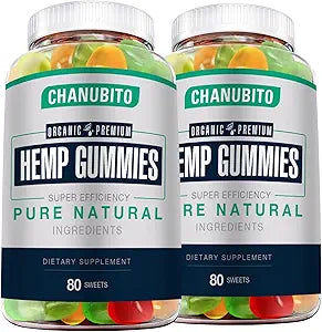 High Potency Organic Hemp Gummies for Pain, Sleep, and Mood