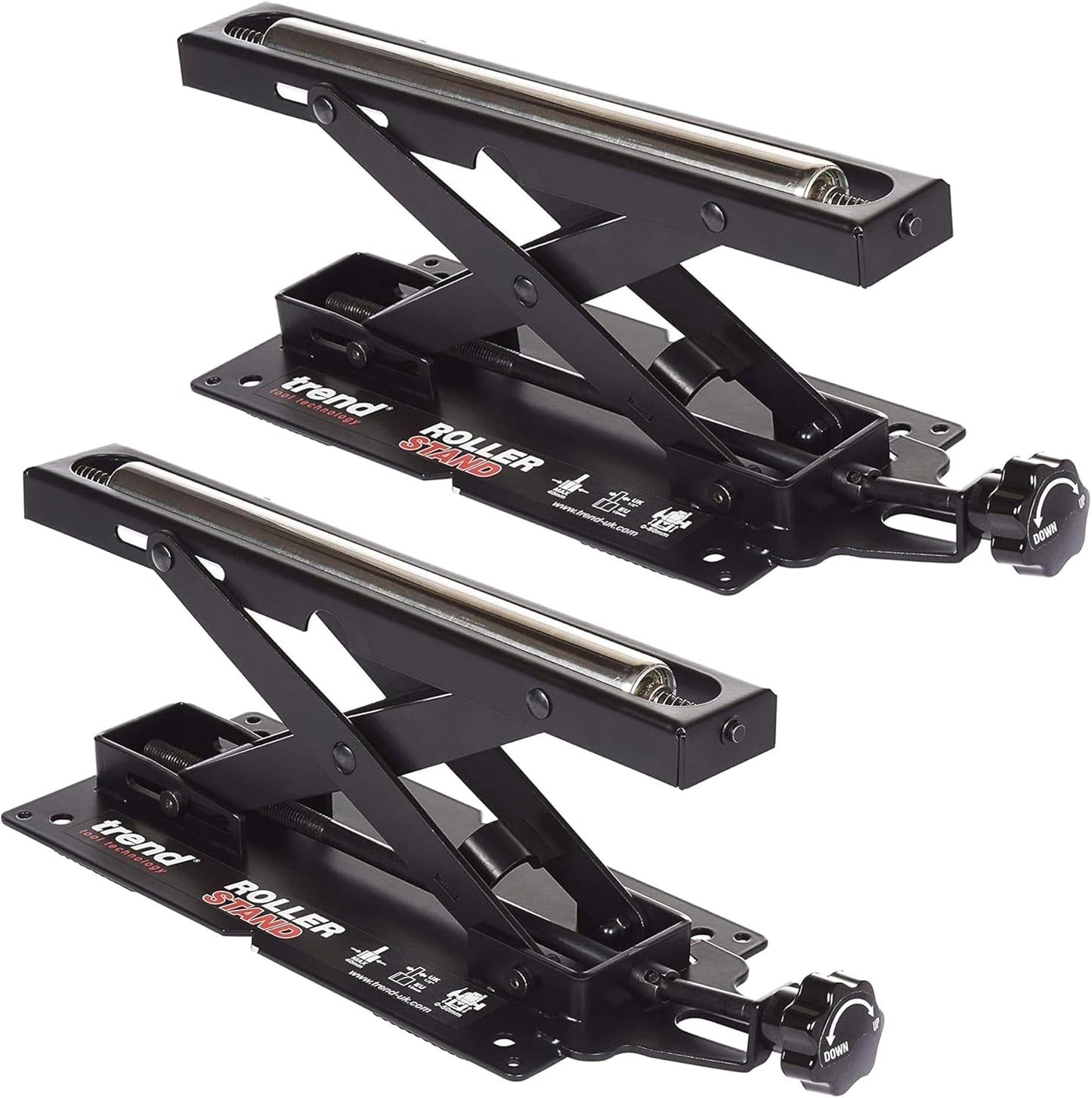 Adjustable Miter Saw Roller Stand Set of 2 for Efficient Cutting