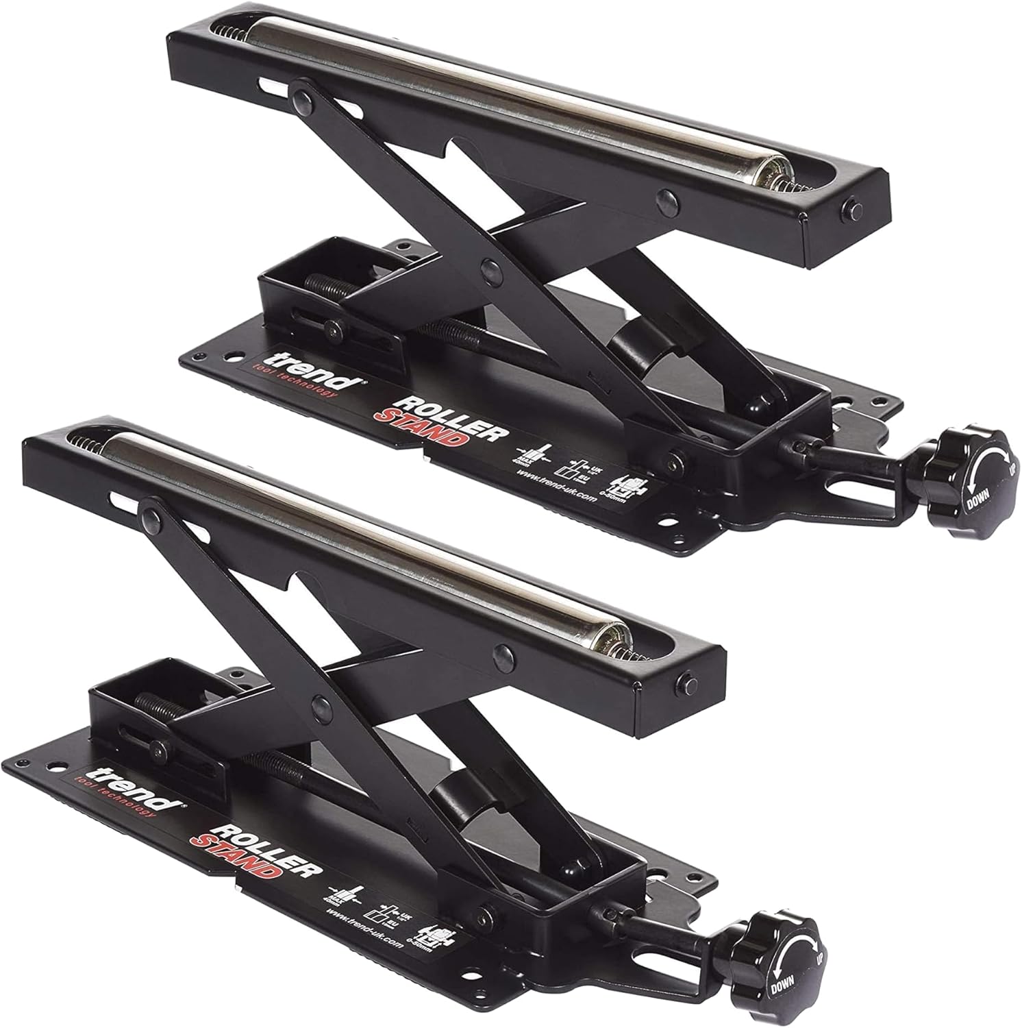 Adjustable Miter Saw Roller Stand Set of 2 for Efficient Cutting