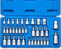Neiko Torx Bit and E-Torx Star Socket Set - 35-Piece Durable Kit