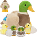 MaoGoLan Stuffed Duck Plush 16in Family Set - Soft Mallard Playset