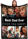 Custom Dad Blanket with Photos by Promistill - Perfect Gift