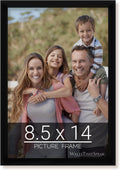 wallsthatspeak 8.5x14 Black Picture Frame for Posters and Puzzles