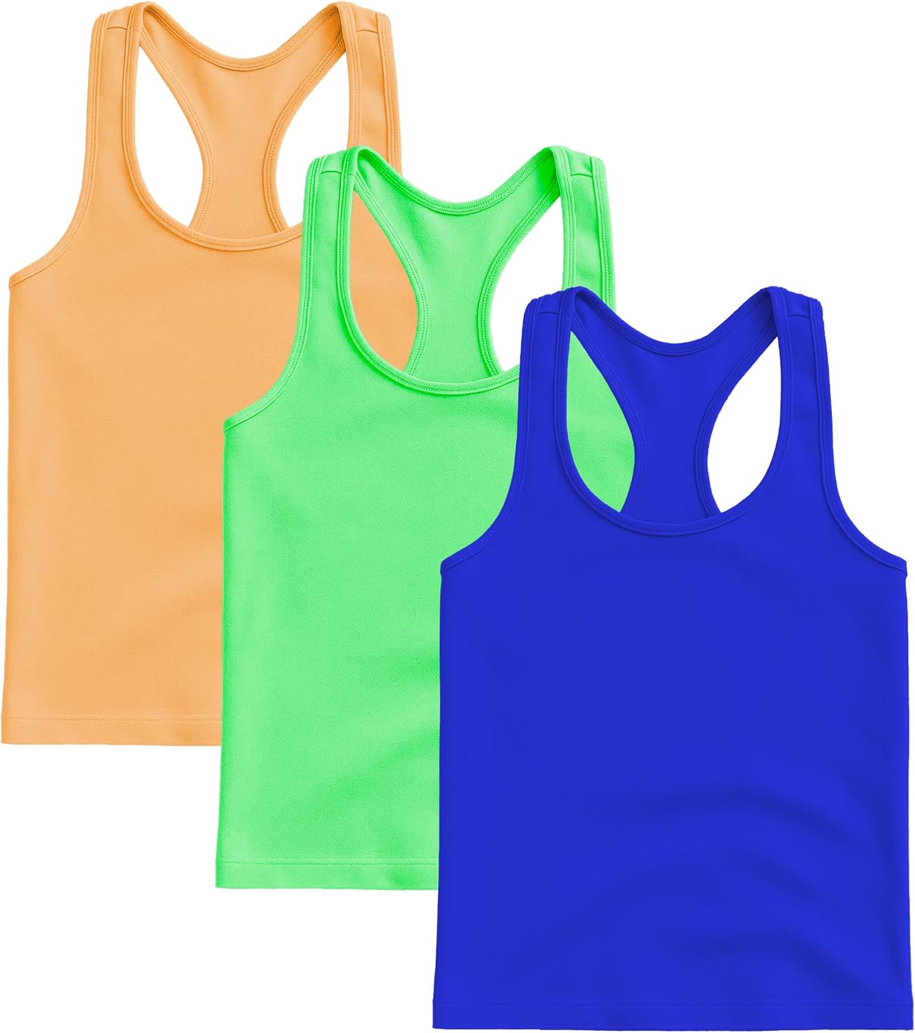 Kurve Premium Girls Seamless Racerback Tank for Comfort