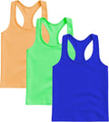 Kurve Premium Girls Seamless Supersoft Wide Strap Racerback Tank Tanks