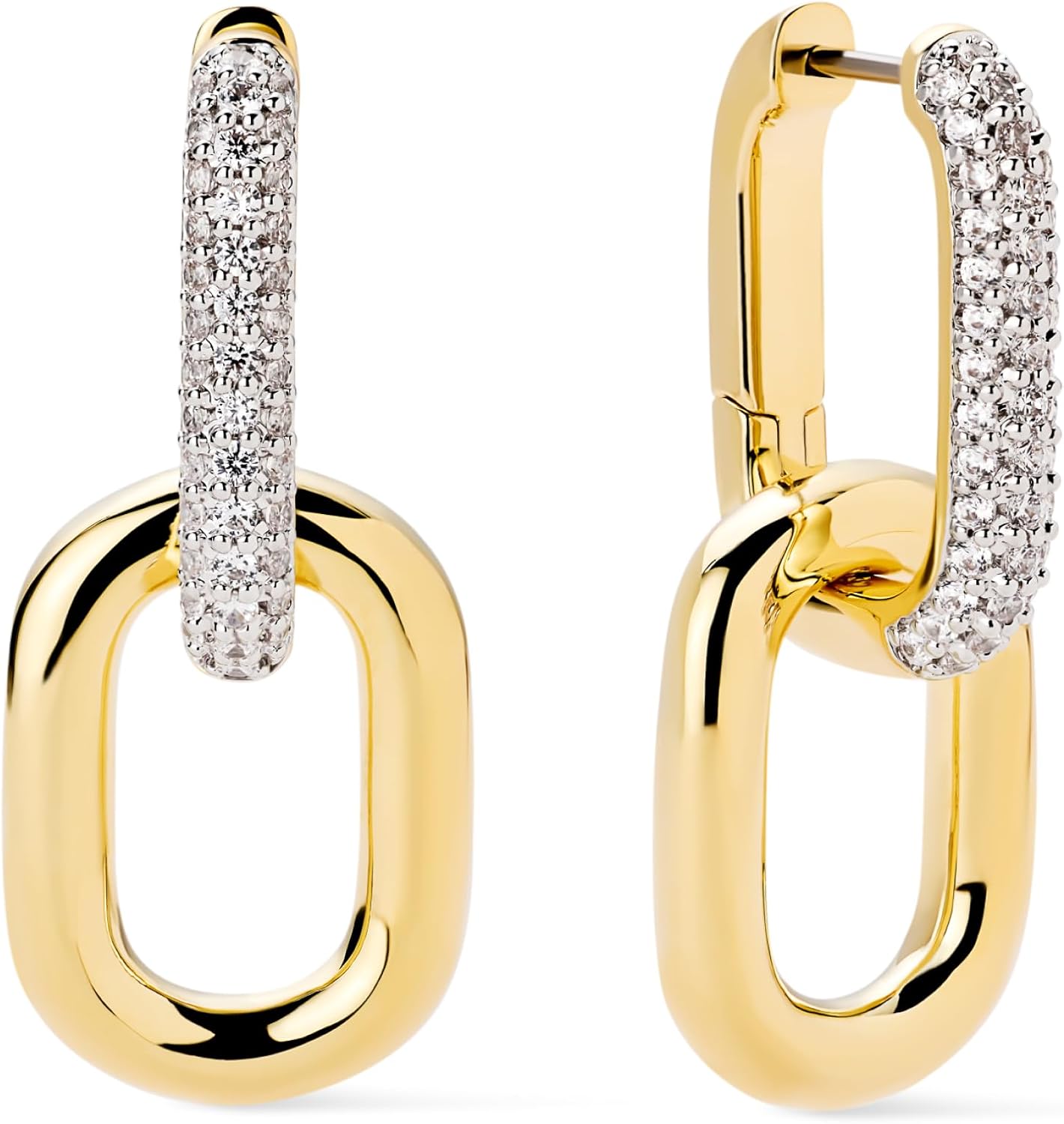 Ana Luisa Double Hoop Earrings - Stylish Gold Plated Jewelry
