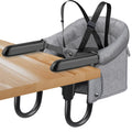 Hook On Chair Folding Table Highchair - Portable Clip-On Seat