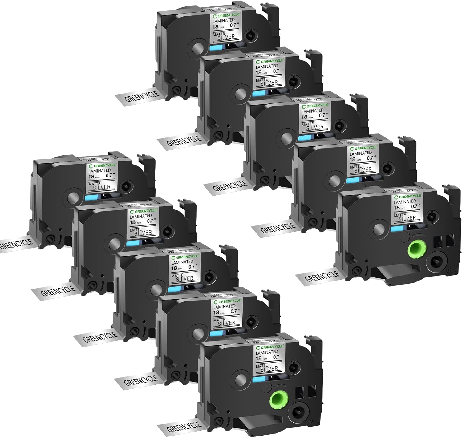 GREENCYCLE Compatible Brother P-Touch TZ TZe M941 Label Tape