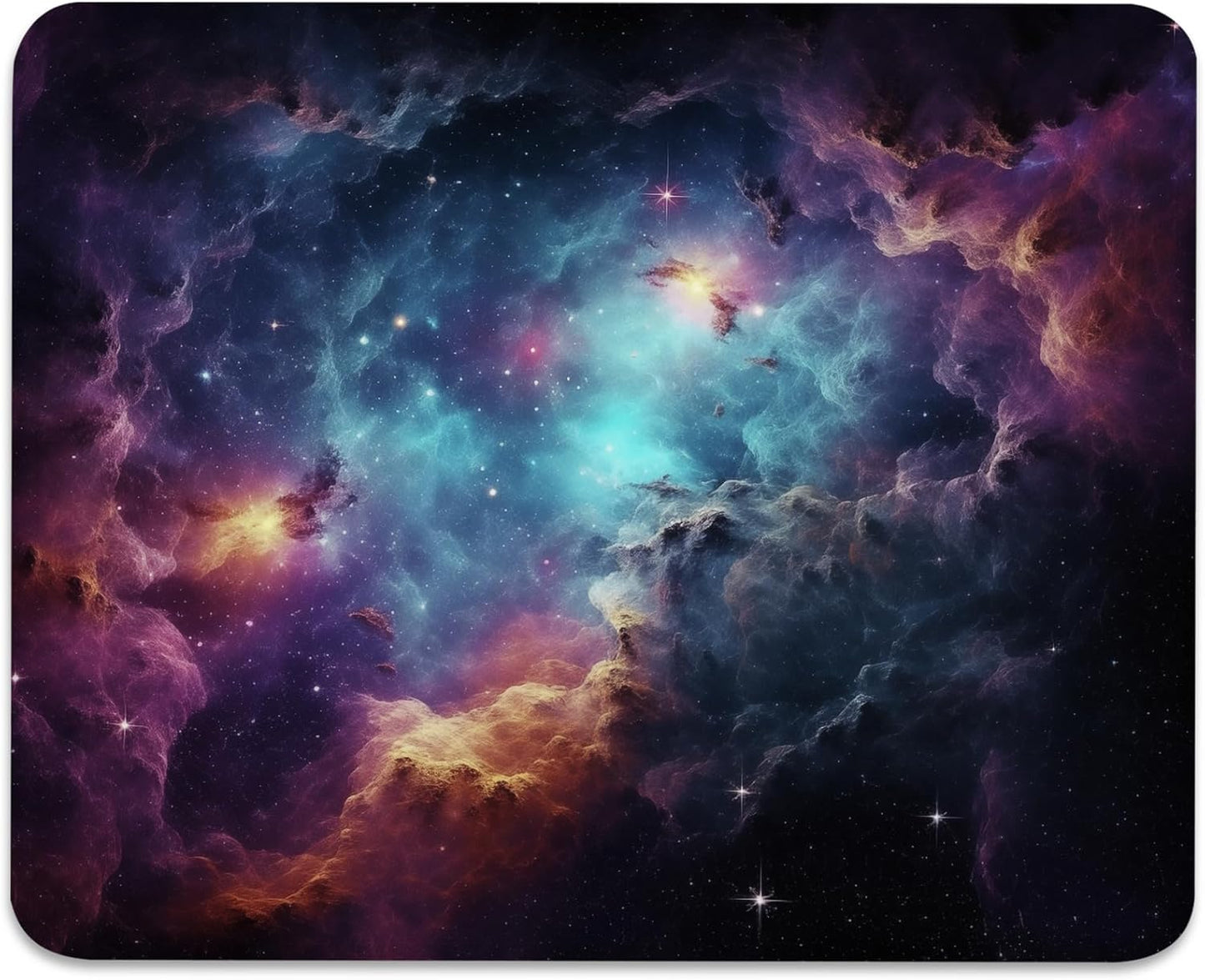 Starry Universe Mouse Pad - Explore Galaxy from Desk!