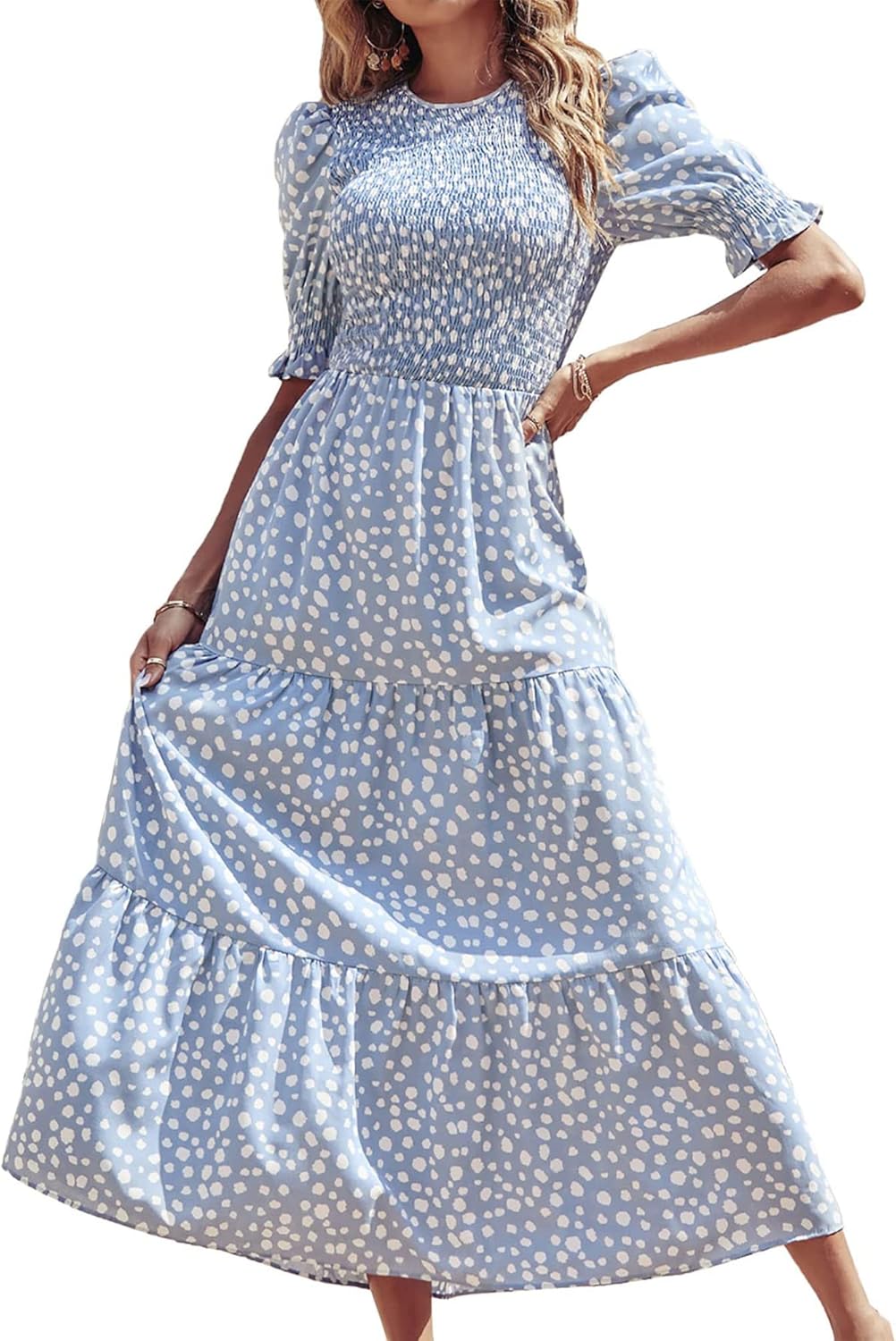 BTFBM Women Casual Summer Dresses for Spring and Beach Fun