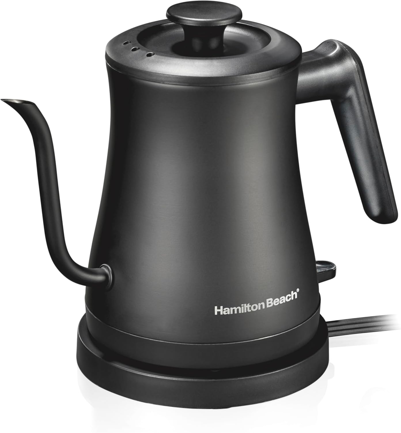 Hamilton Beach Ultra-Fast Gooseneck Kettle, 1200W Stainless Steel