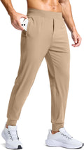 G Gradual Men's Golf Joggers Pants with Zipper Pockets (Style 7QBY)