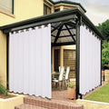 Waterproof Outdoor Curtains 150W x 95L in - Thick Privacy Panel