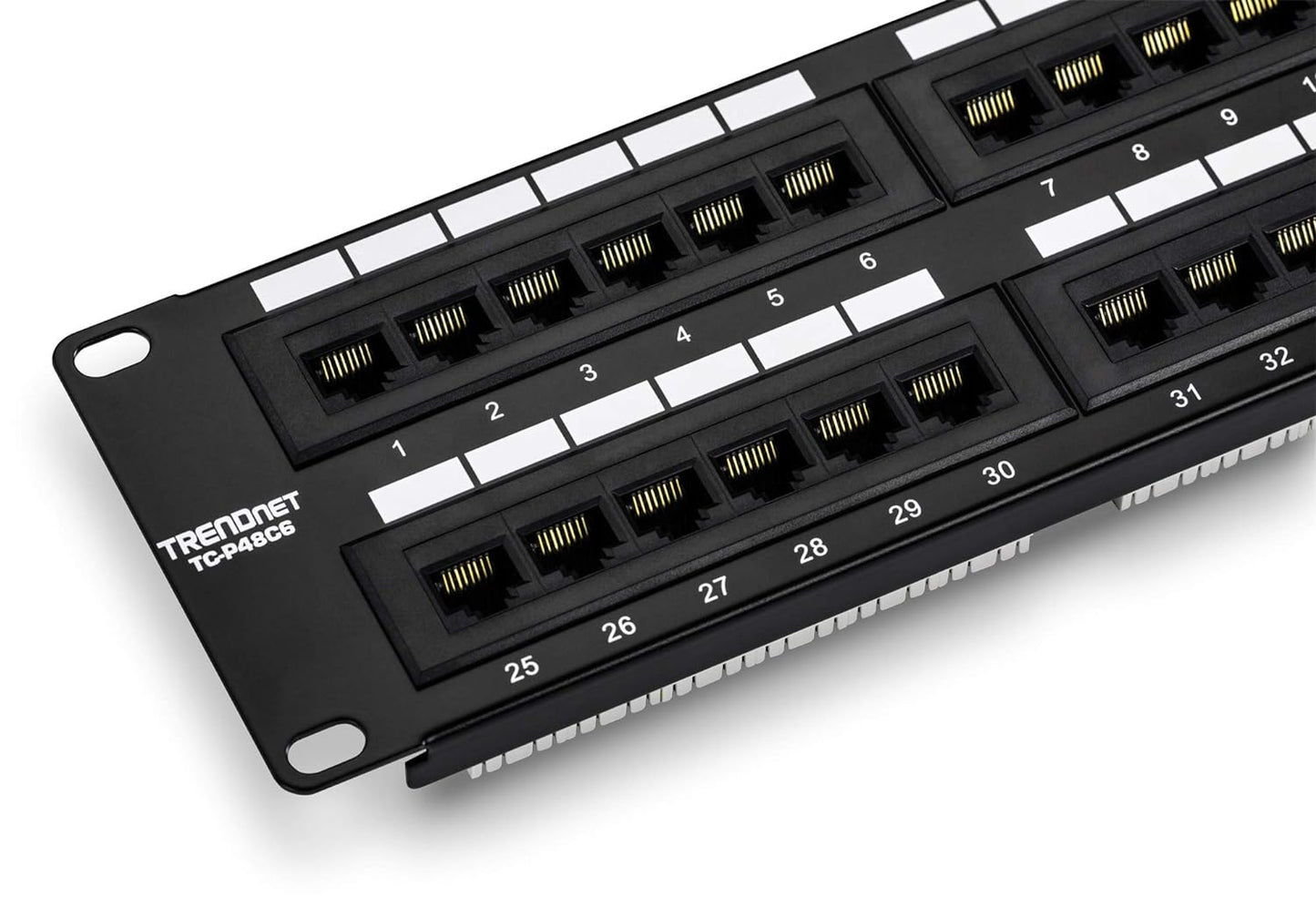 TRENDnet 48-Port Cat6 Unshielded Patch Panel for Networking