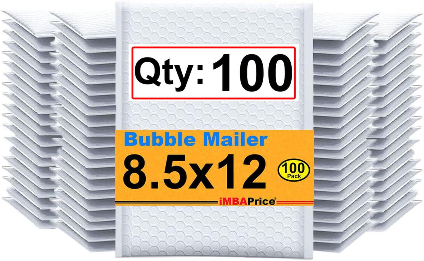 iMBAPrice 8.5x12 Inches Polybubble Bags for Safe Shipping