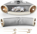 2-in-1 Cat Tunnel Bed for Indoor Fun and Comfort for Pets