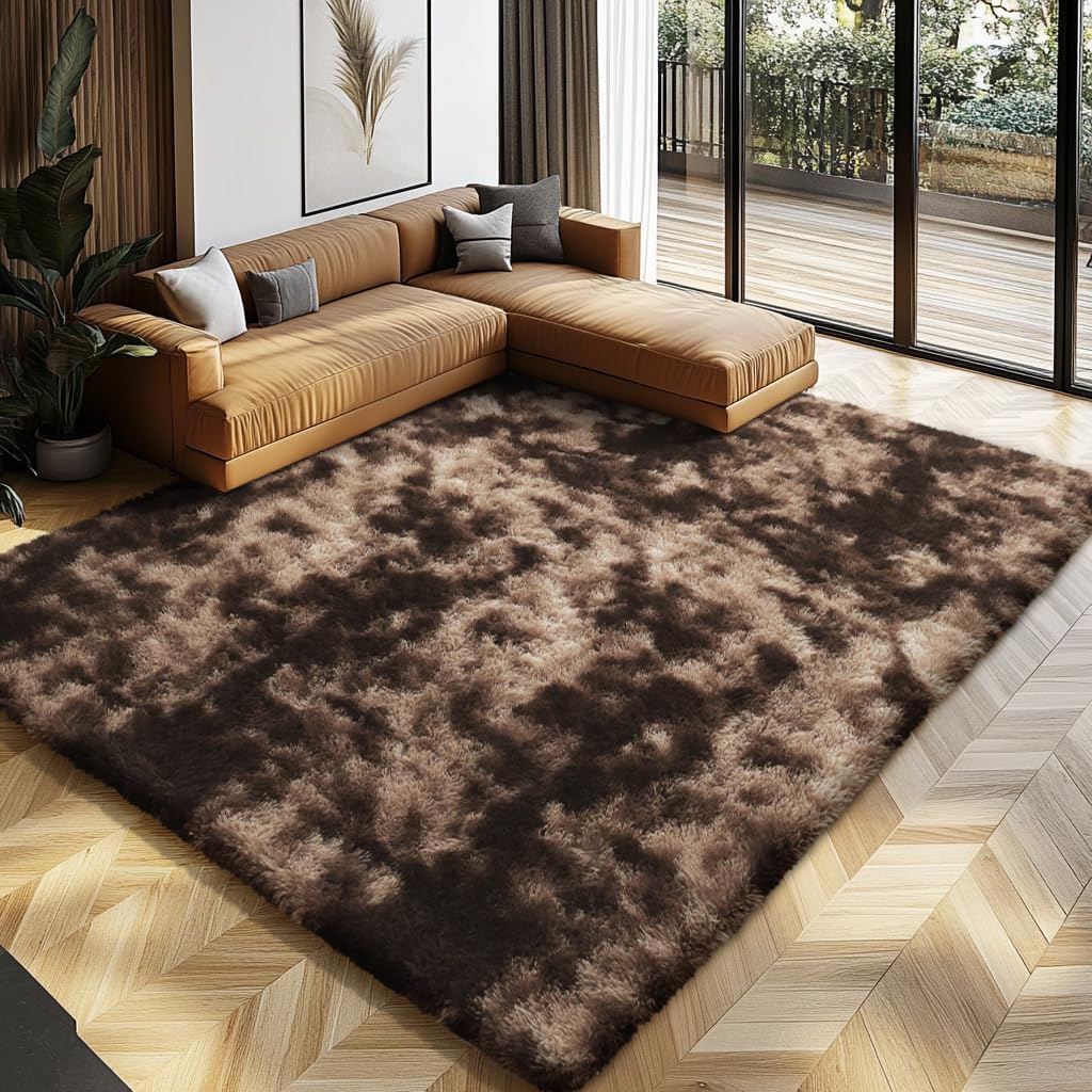 Ultra Soft Fluffy Shag Area Rugs for Bedroom and Living Room