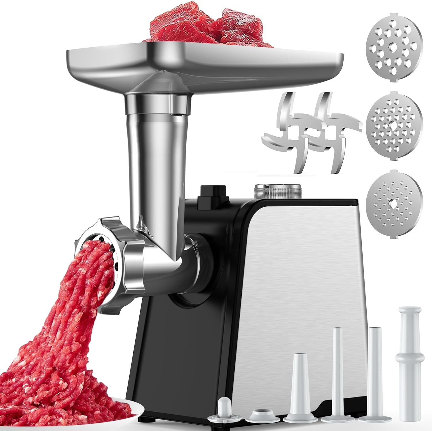 Oaomi 3200W Max Electric Meat Grinder for Home Kitchen Use