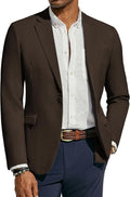 PJ PAUL JONES Men's Lightweight Sport Coat Casual One Button Blazer up