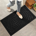 Absorbent Resist Dirt Welcome Door Mat for Indoor Outdoor Use