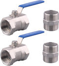 Type Stainless Steel 1-1/2 in Ball Valve NPT Standard Port - Durable