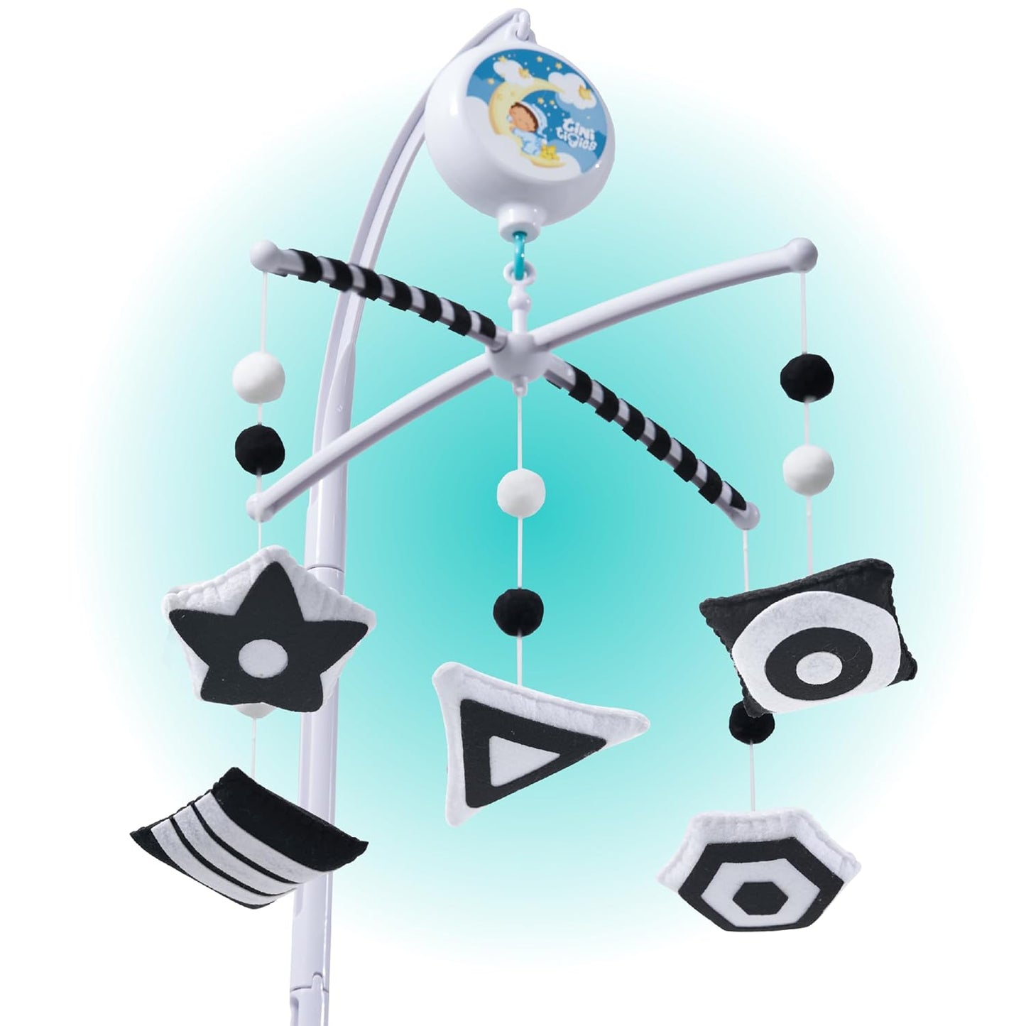 Montessori Mobile Baby for Crib - Visual Stimulation for Newborns
