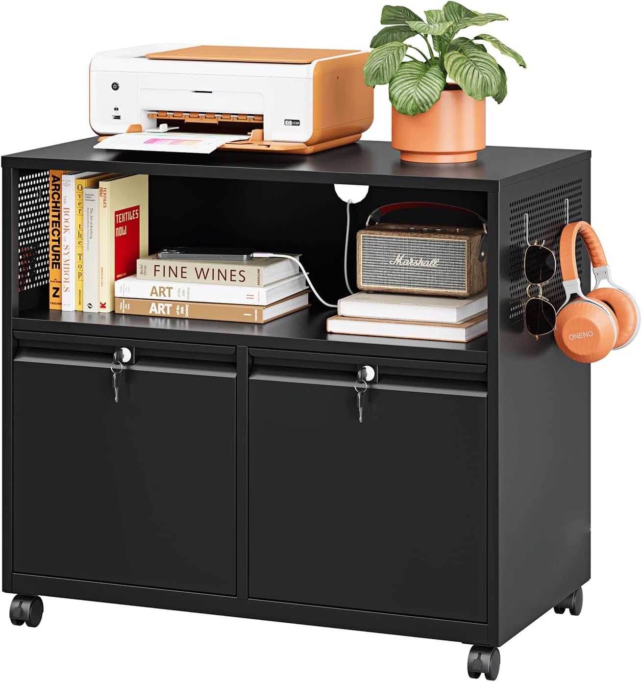 Metal File Cabinet with Lock for Home Office Storage Solutions