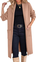 ANRABESS Women's Long Cardigan Oversized Open Front Coatigan - Cozy