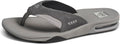 REEF Men's Fanning Bottle Opener Flip Flops - Suede Upper Comfort