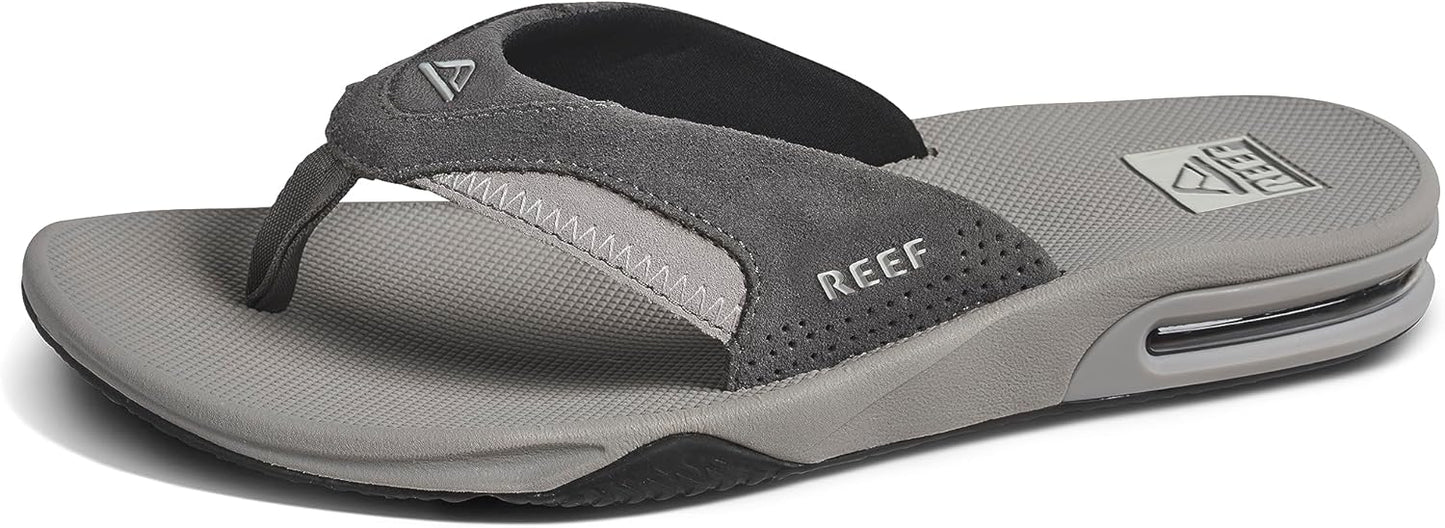 REEF Men's Fanning Bottle Opener Flip Flops for Comfort