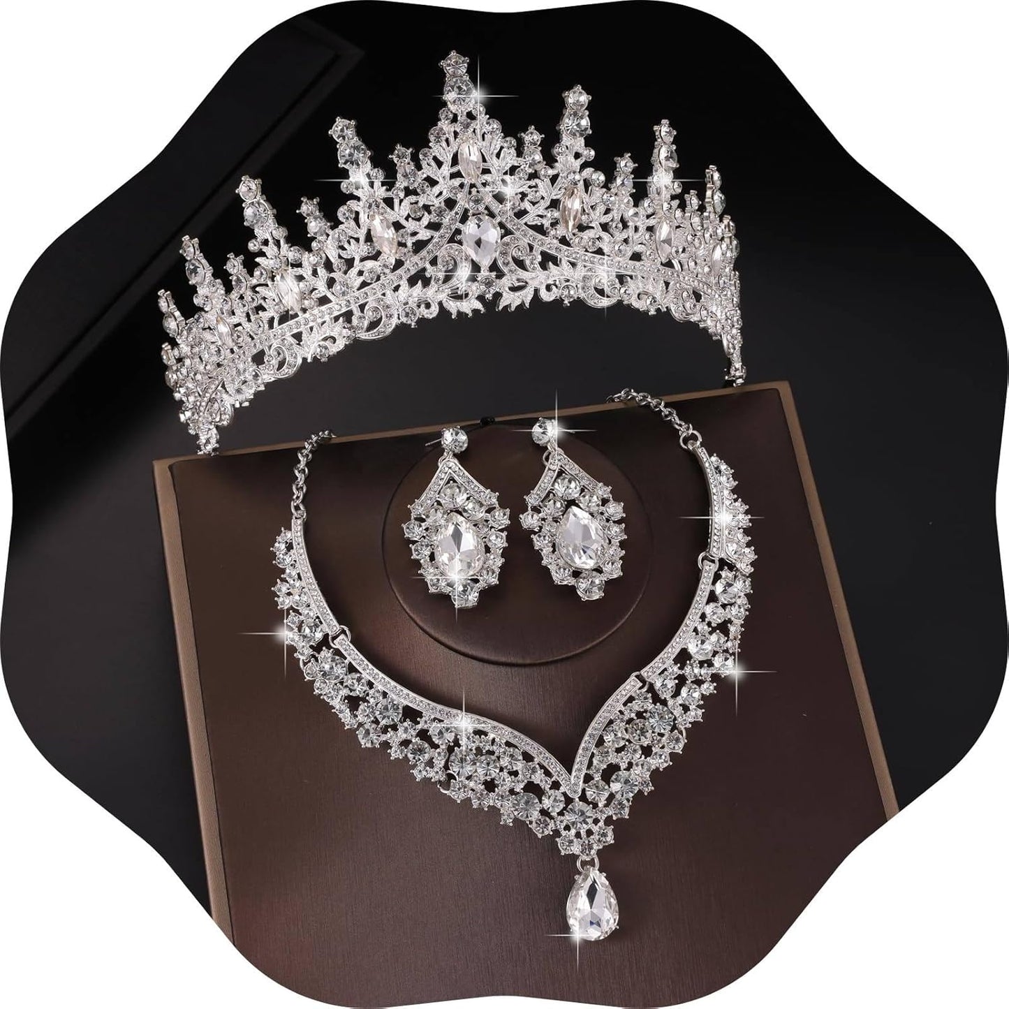 Elegant Crystal Bridal Jewelry Set for Women - Tiaras & More