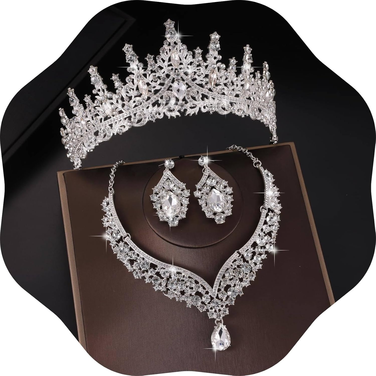 Elegant Crystal Bridal Jewelry Set for Women - Tiaras & More