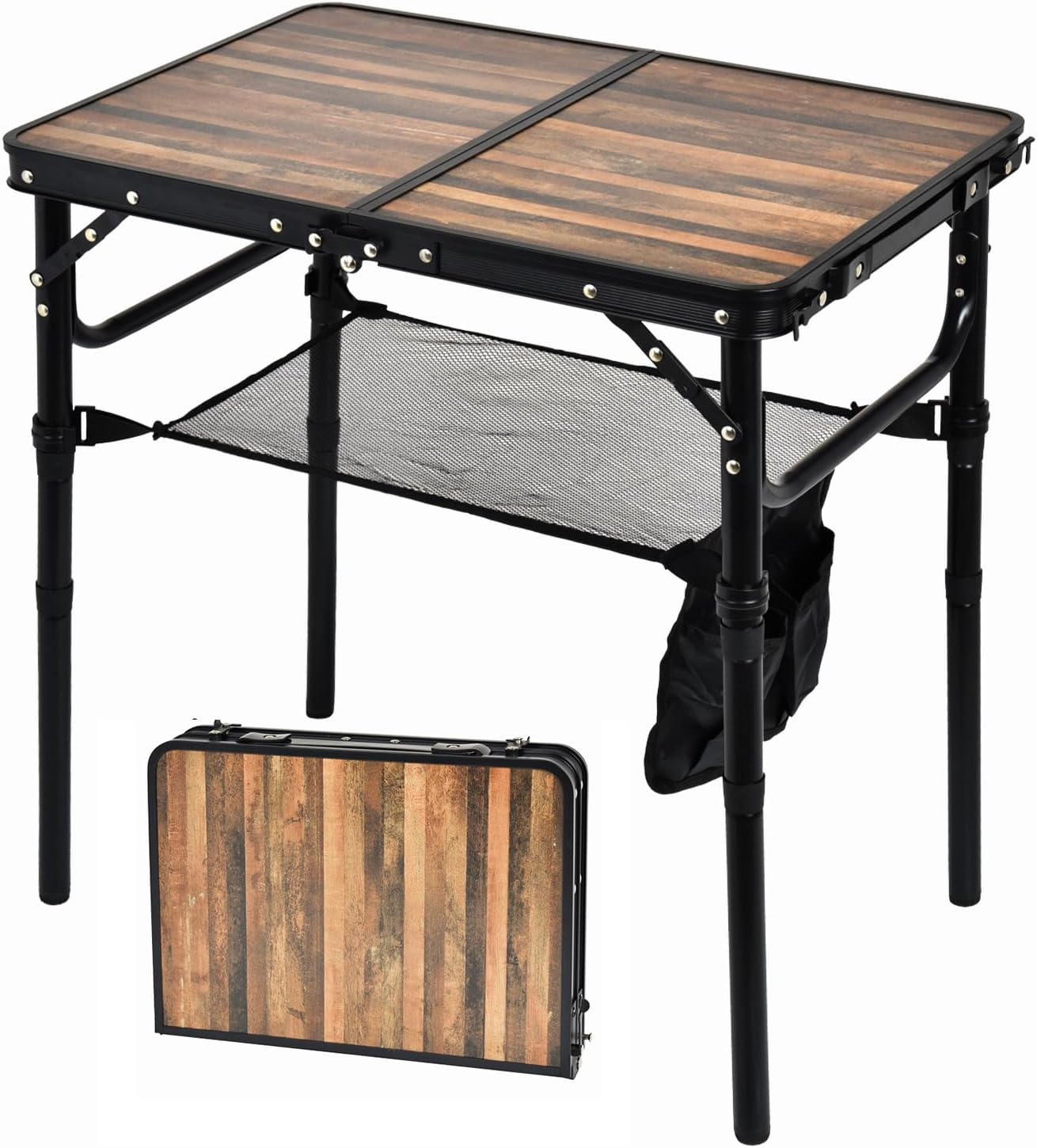 Geastsheng Portable Folding Camping Table - 3 Heights