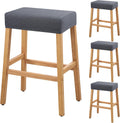 YISUN Stool Covers Rectangle 4-Pack - Stretch Waterproof Saddle Seat