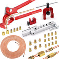 3/16 in 25 ft Brake Line Kit with Copper-Plated Tubing - Full Tool Set