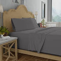 Purity Home 300 Thread Count Organic Cotton Percale Sheet Set - Twin