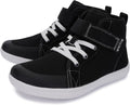 WHITIN Kids Wide Barefoot Shoes - High Top Minimalist for Growing Feet