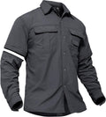 Men's Convertible Nylon Long Sleeve Fishing Shirt - Quick Dry Tactical