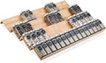 Bamboo Spice Rack Tray - Spice Drawer Organizer for Kitchen Cabinets