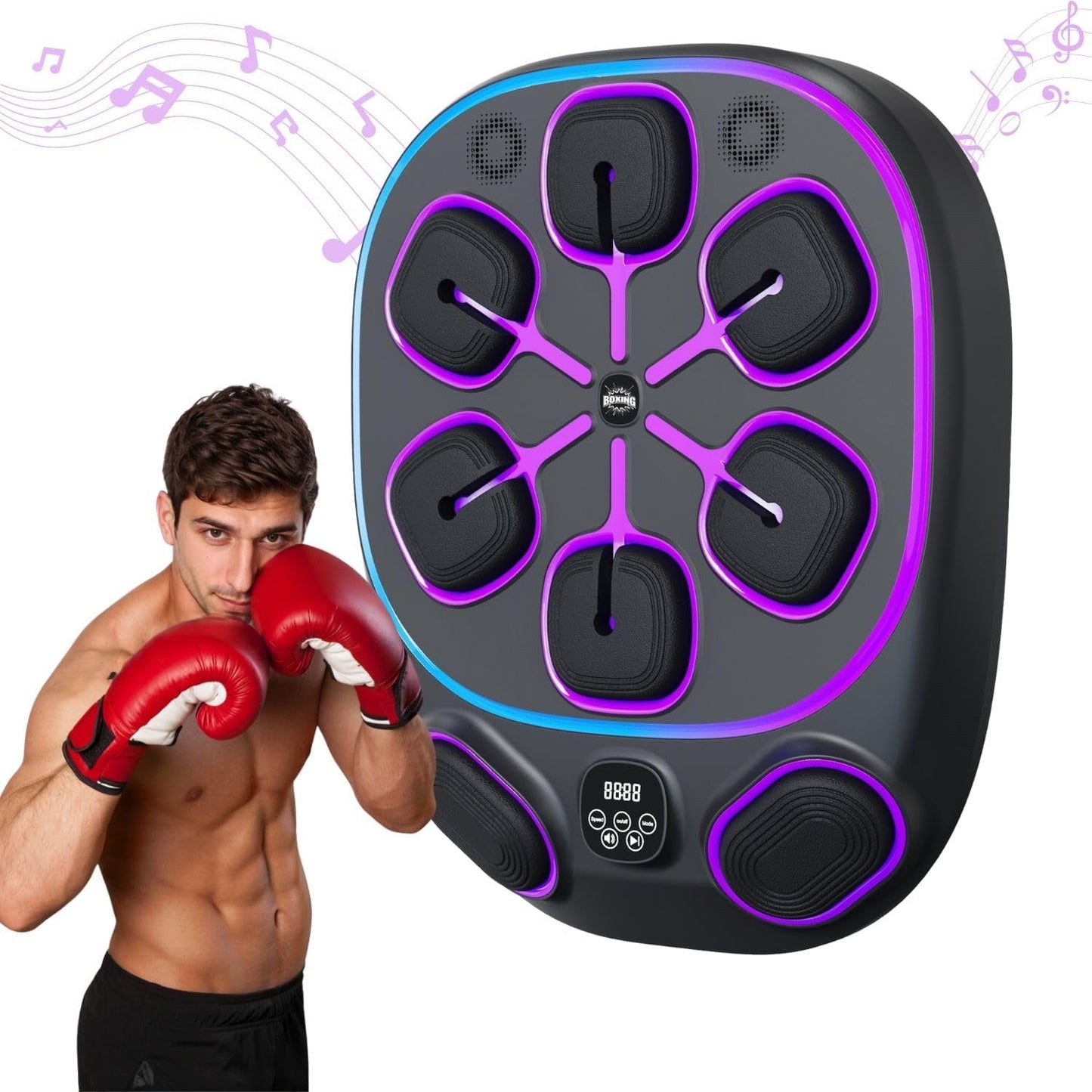 Music Punch Wall Mount Boxing Fun