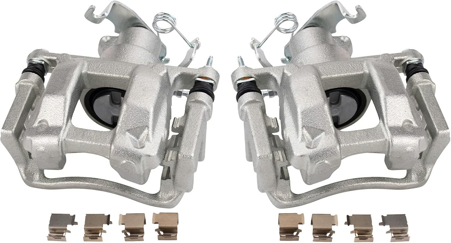 TRQ Rear Brake Caliper Set for 2015-2019 Ford Transit Models