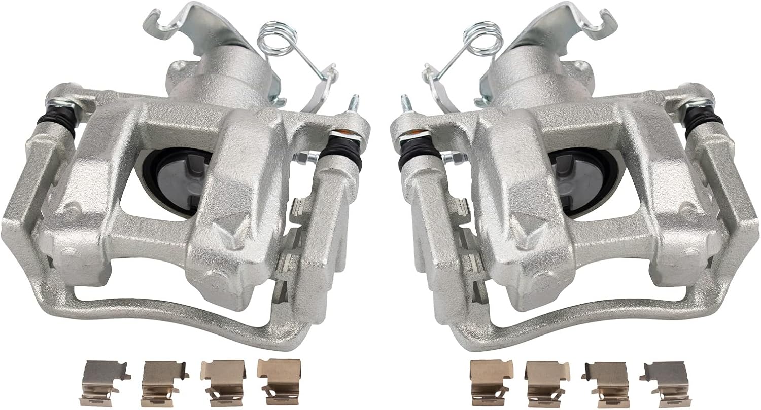 TRQ Rear Brake Caliper Set for 2015-2019 Ford Transit Models