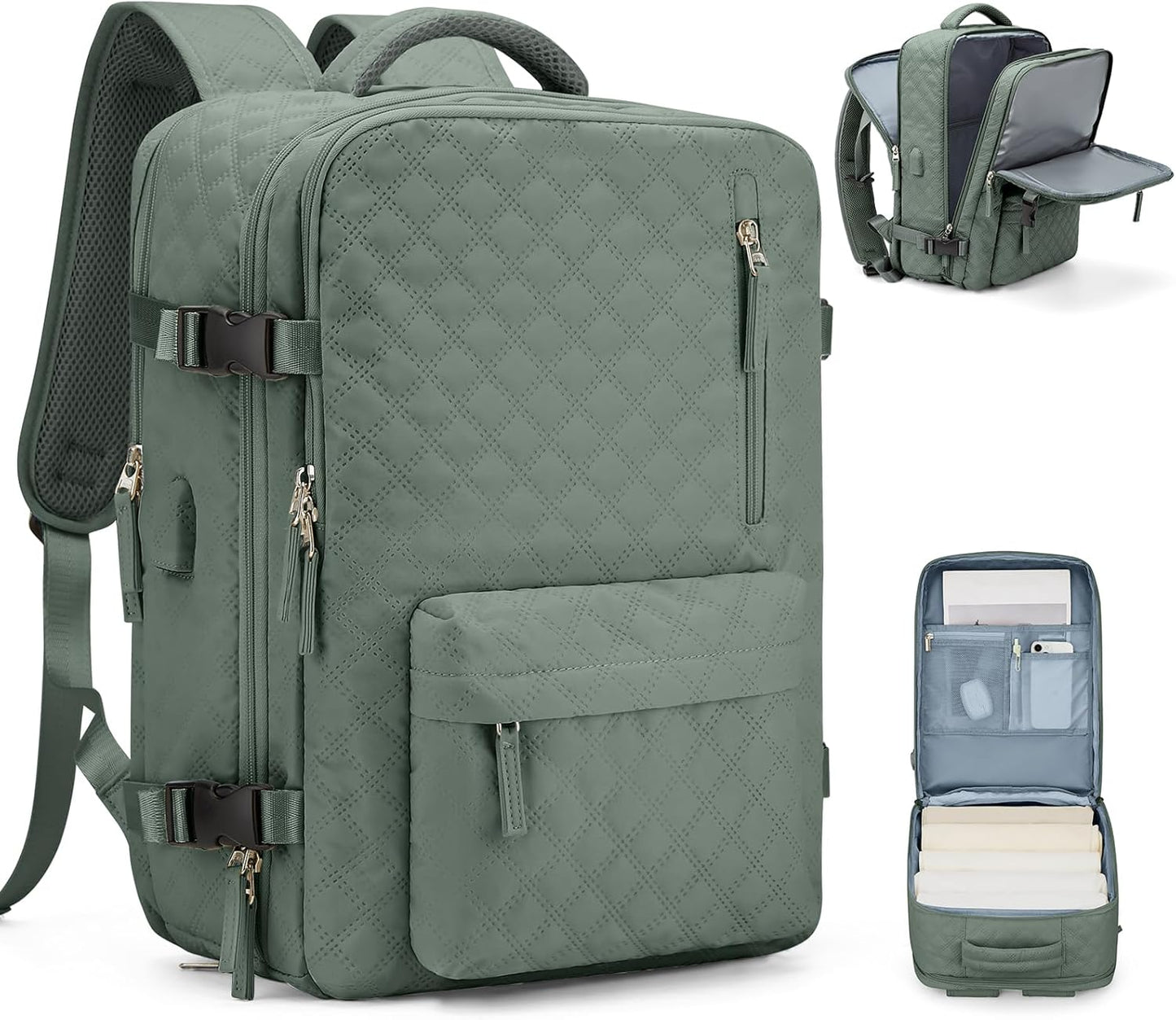 VGCUB Large Travel Backpack for Men and Women - Waterproof Daypack
