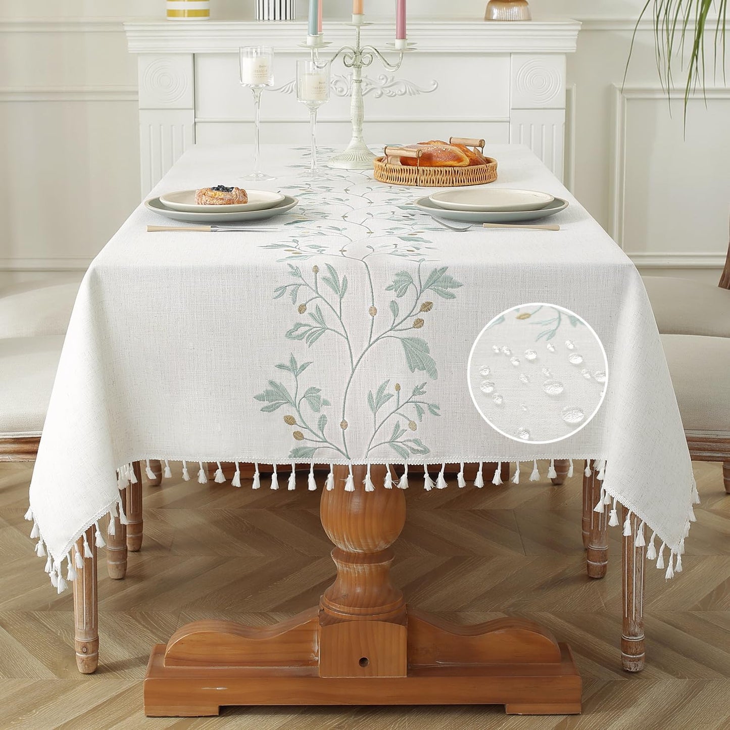 JIALE Rectangle Table Cloth for Elegant Dining Experience