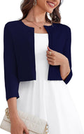 Cropped Cardigan Bolero Shrug for Women - Stylish Lightweight Layer