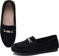 Womens Leather Loafers Flat Shoes - Classy Comfort for Work
